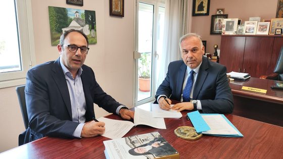 Υπογραφή σύμβασης του έργου «Ασφαλτοστρώσεις Δρόμων Δήμου Θάσου 2026»